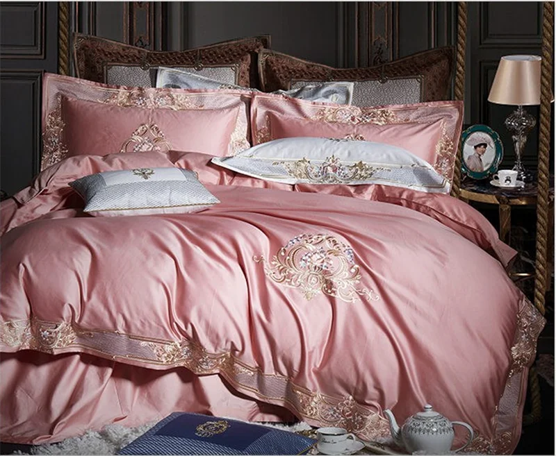 Parure de lit en coton égyptien 1000TC, ensemble de literie de luxe
