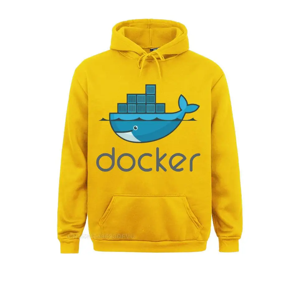Sweat à Capuche Docker Logo - Col Tissé, Coupe Classique, 241 G, Pour Développeurs Et Fans De DevOps