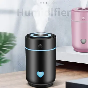 ポータブル USB 320 ミリリットルミニクールミスト空気加湿器自動車での移動ホームオフィス、屋外寝室用ミニ Usb 空気加湿器