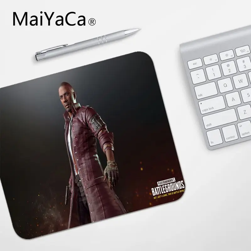 MaiYaCa High Quality PLAYERUNKNOWN S BATTLEGROUNDS Silicone Pad to Mouse Game Top Selling Wholesale Gaming Pad mouse - Цвет: No Lock Edge18x22cm