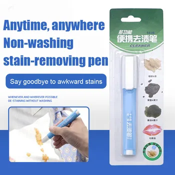 

Portable Decontamination Pen Dust Cleaner Oil Stain Cleaning Pen Brush Rub Wipe Fabric Cloth Stain Remover Pen FKU66