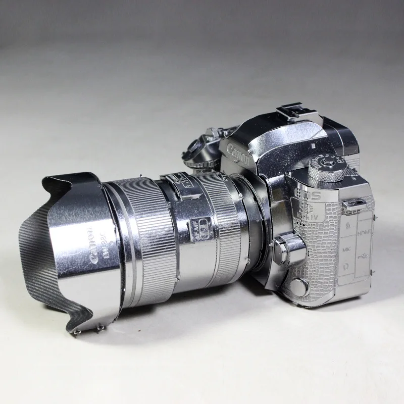 Любовь волшебный полностью металлический ручной работы Собранный 3D DIY пазл собранная модель камеры Canon стиль