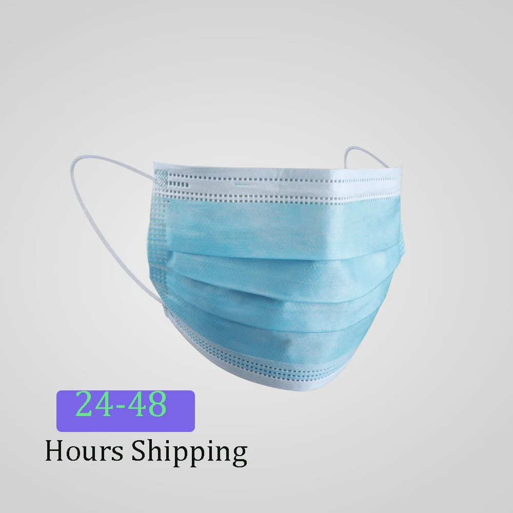 

Disposable Masks Mouth Mask 3-Ply Anti-Dust Nonwoven Elastic Earloop Salon Mouth Face Masks Anti Virus Face Masks