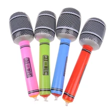 Inflatable Musical Toys For Children Kids Instruments Microphone Set Cool Fun Gift Stage Decorations Prop Party Supplies