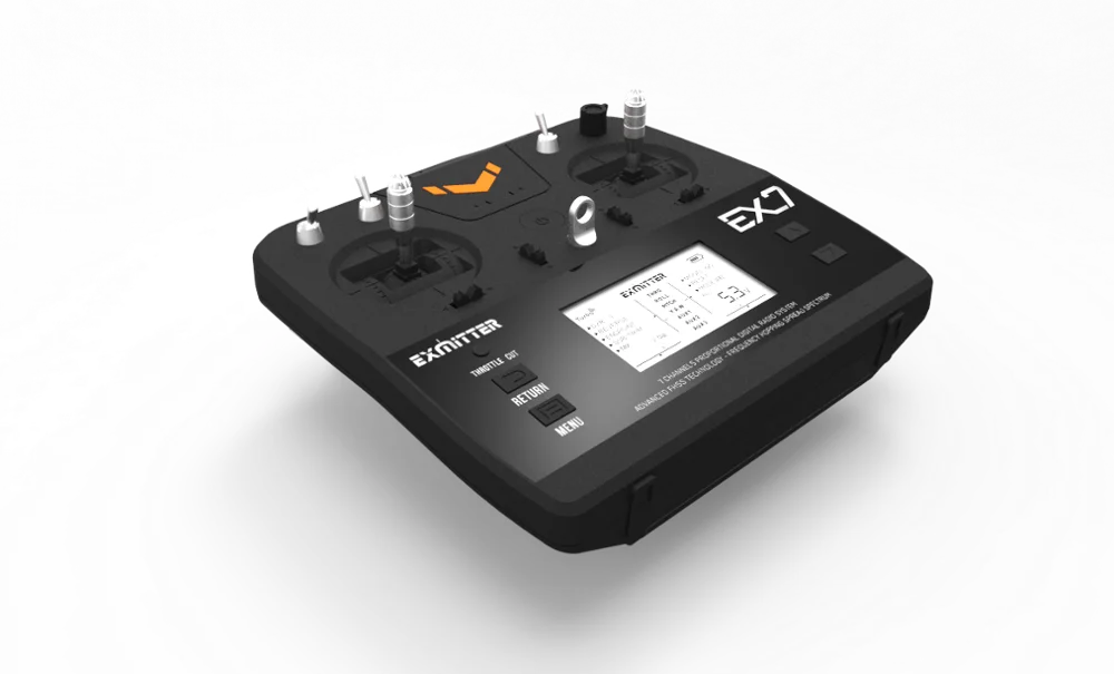 Volantex RC EX7 2,4 ГГц 7 канальный передатчик и 7 канальный приемник дистанционного Управление Системы
