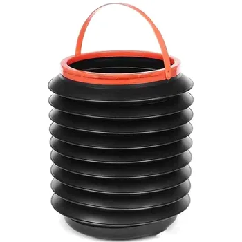 

Auto Round Leak-proof Folding Storage Bin Car Portable Telescopic Trash Can Mini Household Retractable Water Bucket 4L