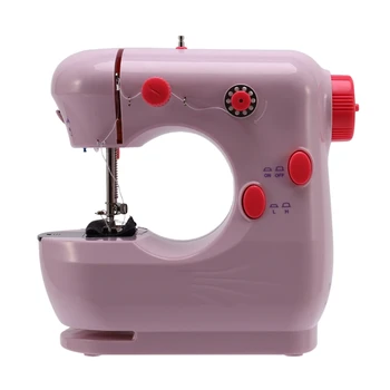 

Mini Beginner Sewing Machine, 2 Speed Embroidery Stitching Heavy Duty Quilting Machine Easy to Use,Foot Pedal Operation EU Plug