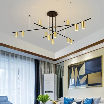 

Scandinavian Post-modern LED Ceiling Chandeliers Lighting Creative Designer Hanging Lamp Dining Room Living Room Coffee Lustre