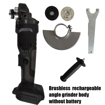 

100mm 18V Brushless Wireless Impact Angle Grinder Head Tools Kit Without Battery Brand New And High Quality