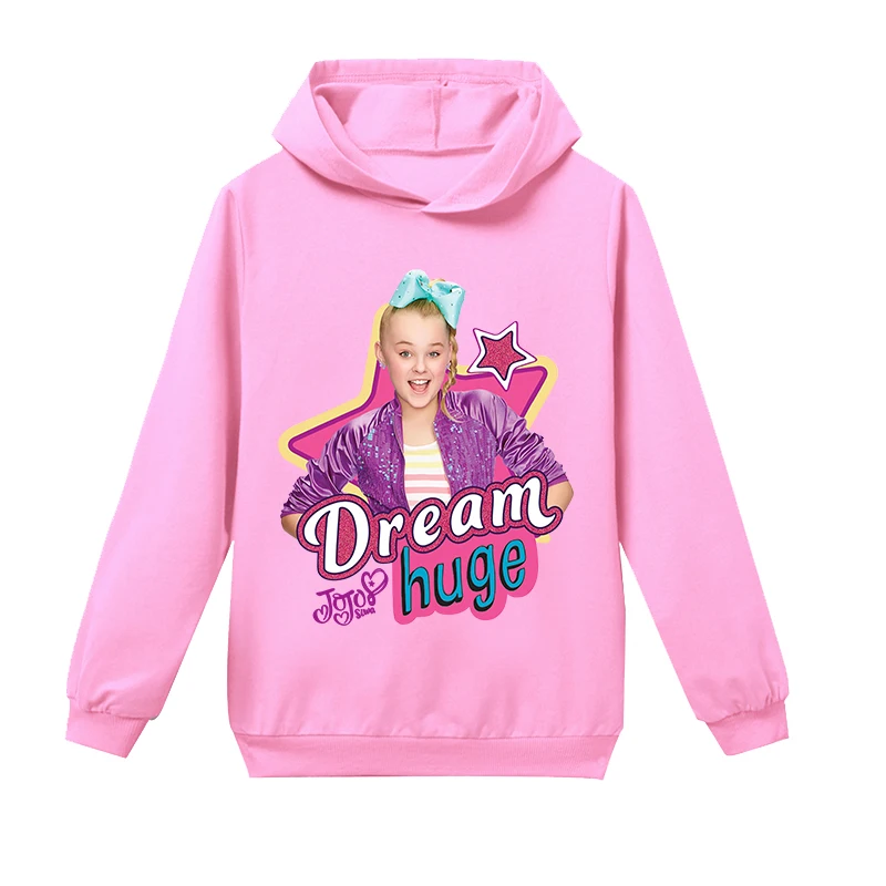Толстовки Jojo Siwa лидер продаж одежда для маленьких девочек на весну и осень