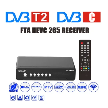 

DVB T2 HEVC 265 Digital TV Receiver FTA DVB-C DVB-T2 TV Tuner Decoder H265 Full HD DVBT2 Set Top Box H.265 Youtube IPTV Megogo