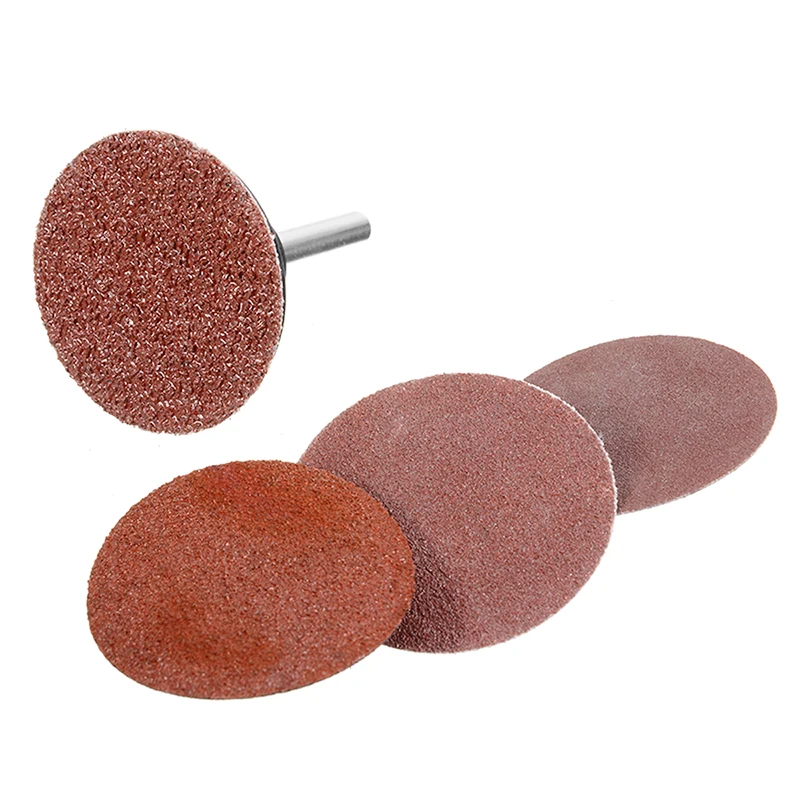 Mayitr 40 шт. 2 ''шлифовальный диск 40/120/240 Grits шлифовальный с оправкой для