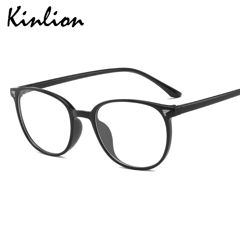 Kinlion, Ретро стиль, круглые очки, оправа для женщин, близорукость, прозрачные очки, оправа, оптическая, для студентов, по рецепту, мужские очки, оправа