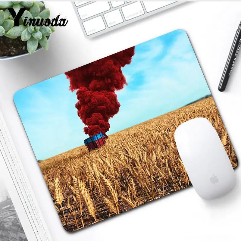 No LockEdge 18x22cm MaiYaCa винтажный классный PUBG индивидуальный игровой коврик для мыши для ноутбука игровой коврик для мыши - Цвет: No LockEdge 18x22cm