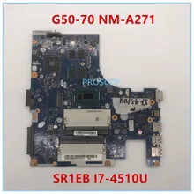 Высокое качество для G50-70 материнская плата для ноутбука ACLU1/ACLU2 NM-A271 с SR1EB I7-4510U работает хорошо