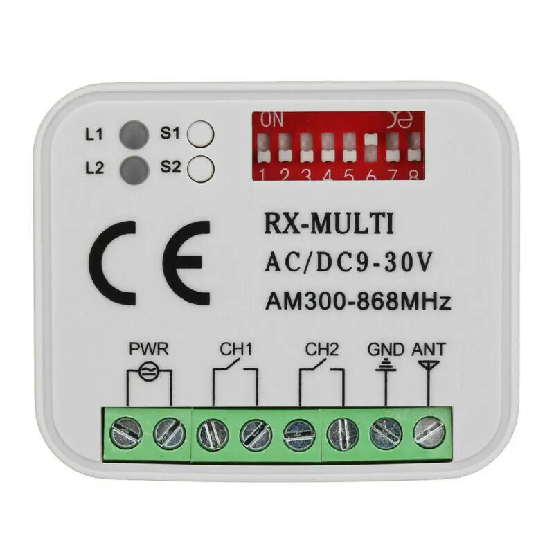 

ALLMATIC B.RO1/2/4WN Red Replacement Remote Control receiver Garage Gate Fob New