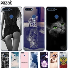 Силиконовый чехол для телефона Huawei Honor 7C 5,7 дюйма, Чехлы, мягкий силиконовый чехол из ТПУ для Huawei honor 7c Aum-L41