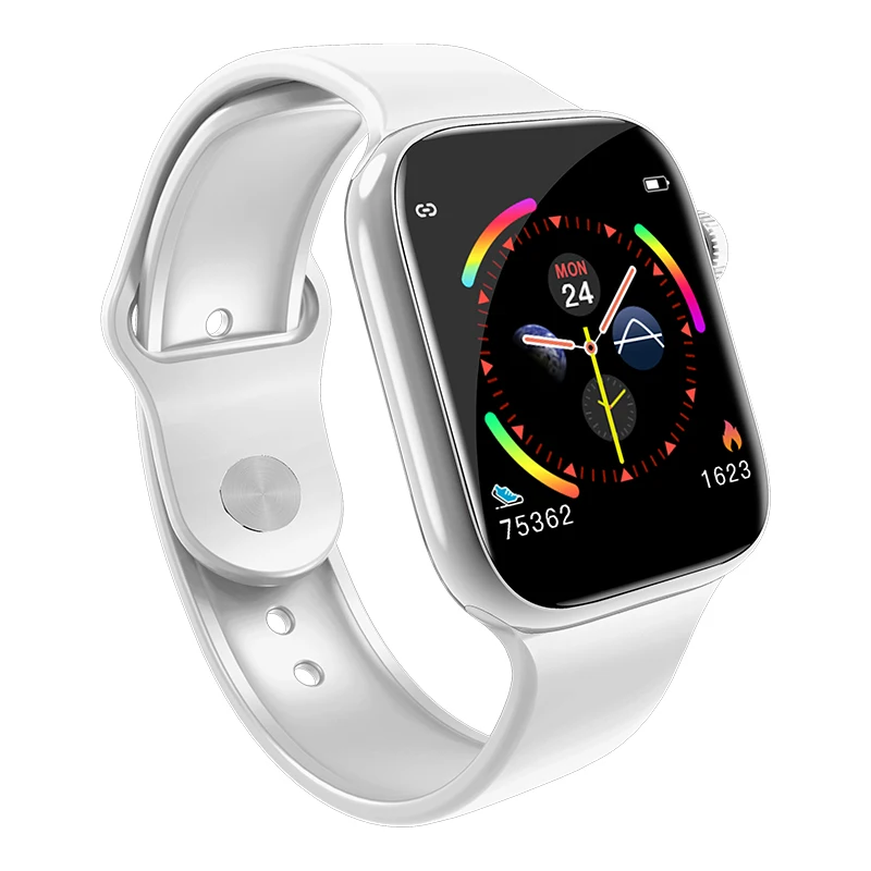 Серебристый Lerbyee, Смарт-часы, кровяное давление, Bluetooth, фитнес-часы, водонепроницаемые, для мужчин и женщин, напоминание о звонках, умные часы, 4, черные, для iOS, Android - Цвет: Серебристый