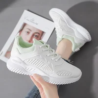 Women shoes running shoes wild breathable single net shoes women fashion trend student sneaker casual shoes white shoes 2