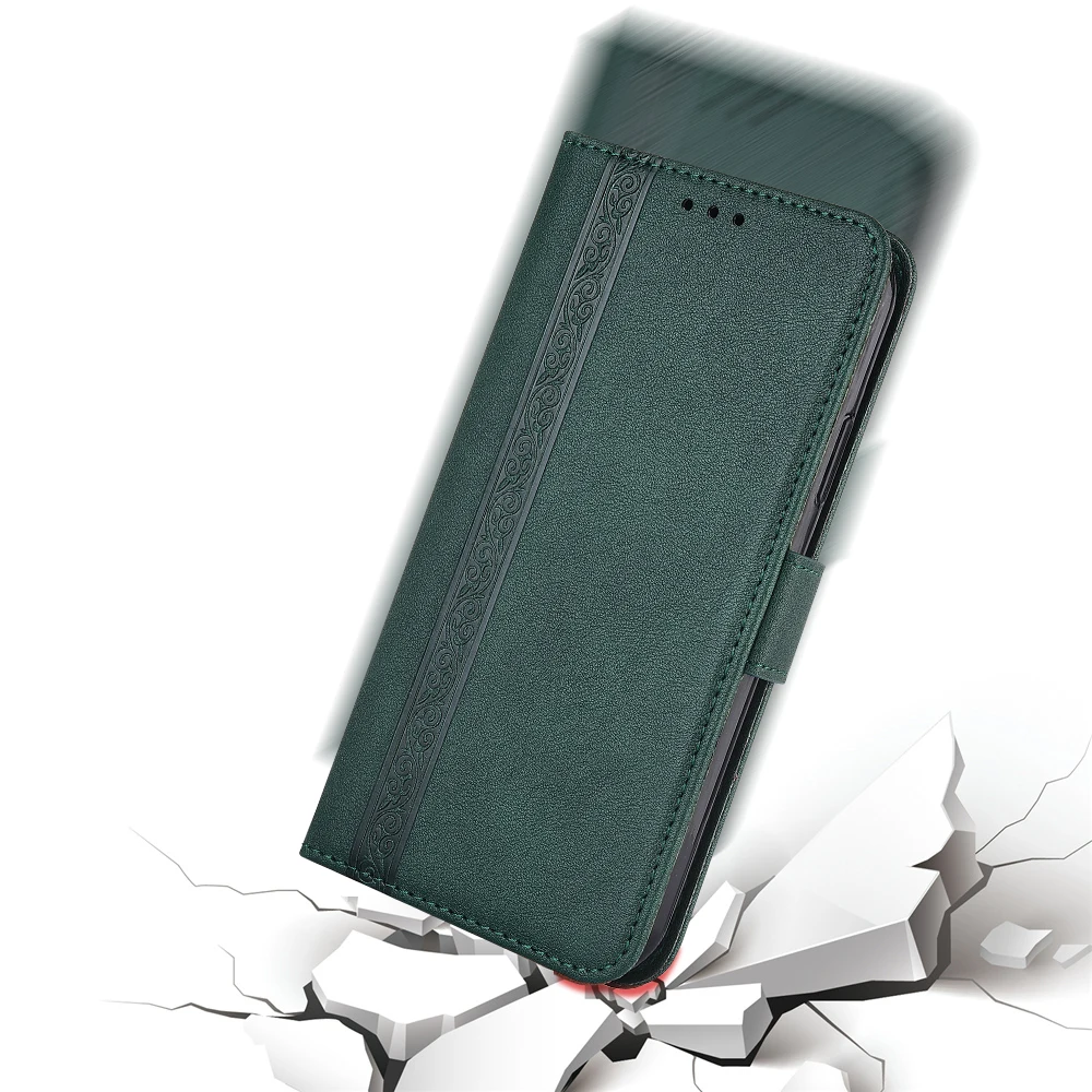 Кожаный чехол бумажник для Samsung Galaxy A40 A405 A405F SM A405FN задняя крышка телефона флип A 40