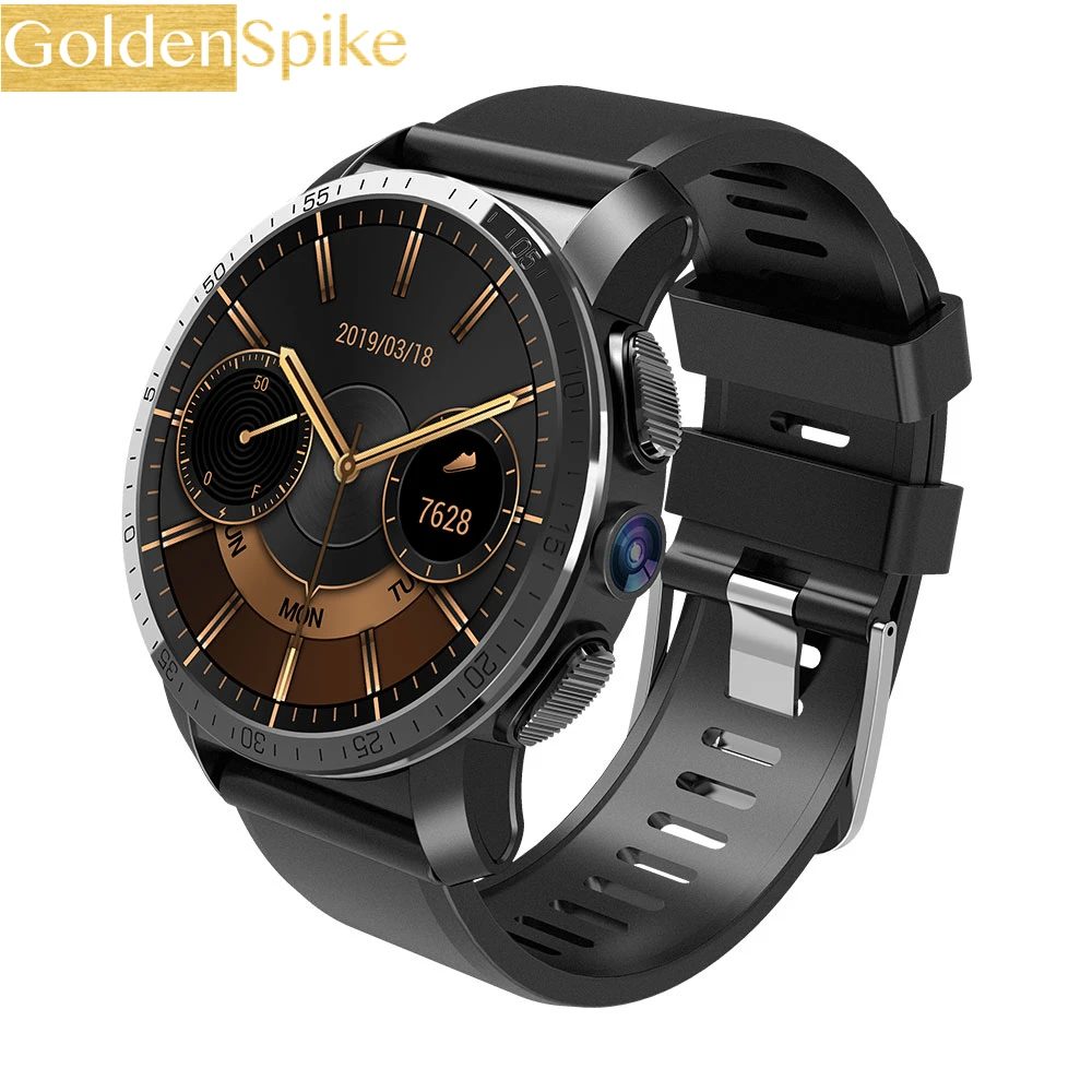 

GOLDENSPIKE KC09 4G Bluetooth Android 7.1 Smart Watch Touch Screen 3GB 32GB Waterproof MT6739 Camera GPS SmartWatch For Phone