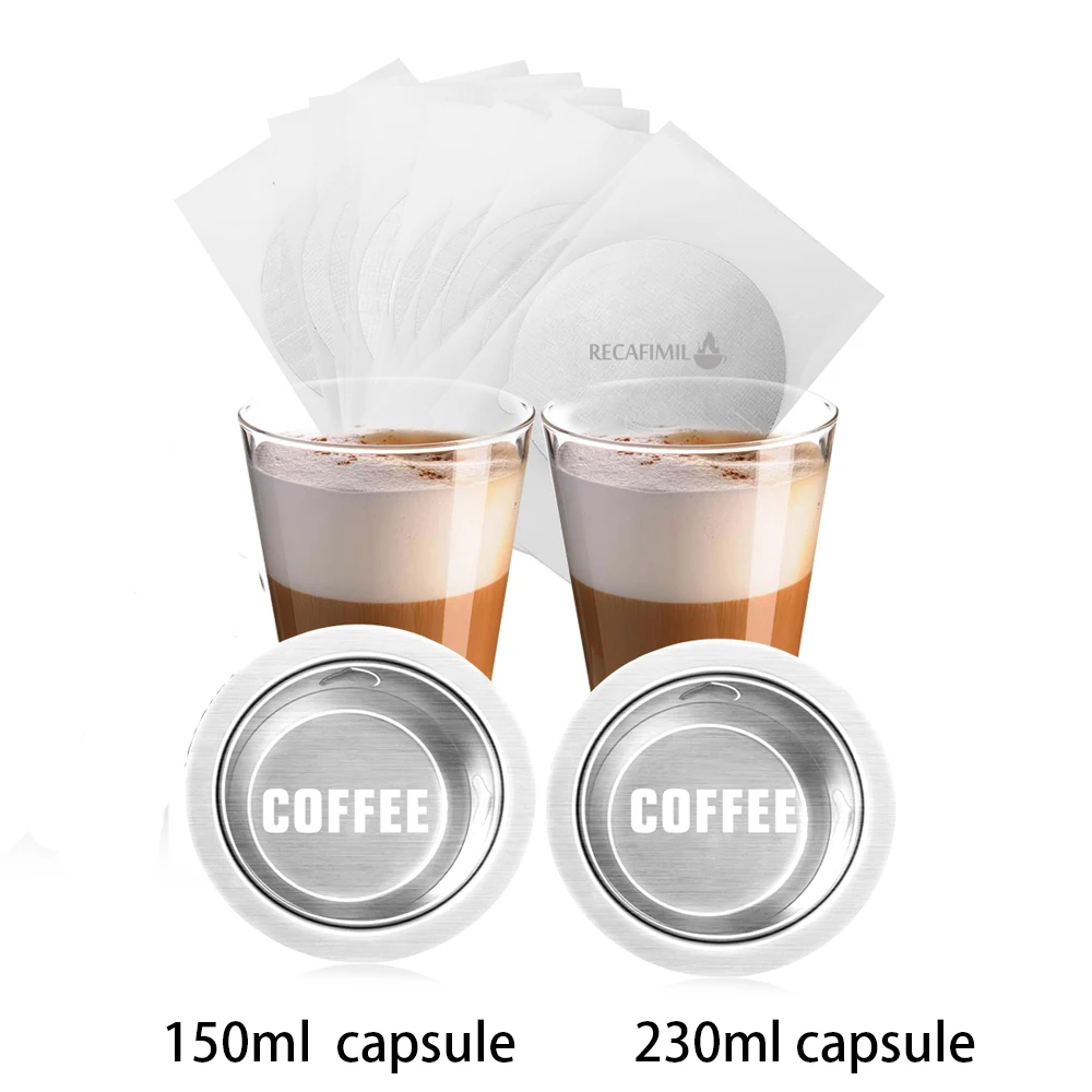 Капсулы Nespresso Vertuoline, 80 мл, миик, пенные капсулы, 230 мл, кофейная капсула, герметичная крышка, сделай сам - Цвет: 2capsule  20Foil