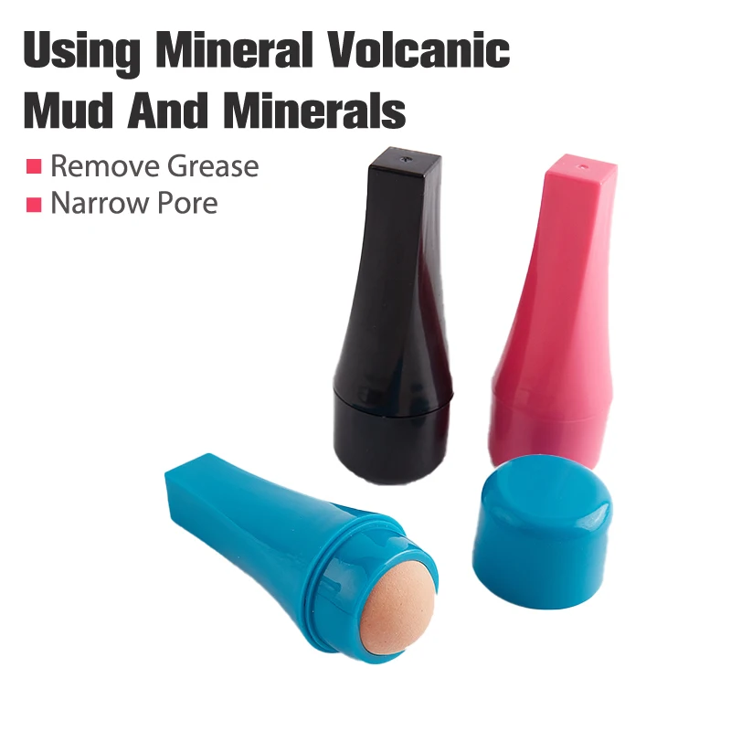 Volcanic Roller Oil Control Stone Facial Makeup Face Skin Care Tool Facial Cleaning Oil Absorption Roller On Ball