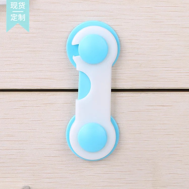 1 pcs Дверные Ящики Шкаф полезная для детей Детская безопасность пластиковый замок синий край и угловые ограждения для детей безопасные продукты по уходу# D - Цвет: 1 pcs