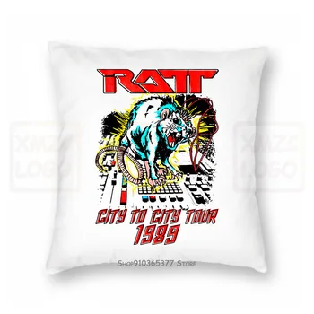 

Ratt City To City Usa Tour 1989 Mens Pillow case Heavy Metal Concert Tour Rock Band Women Men