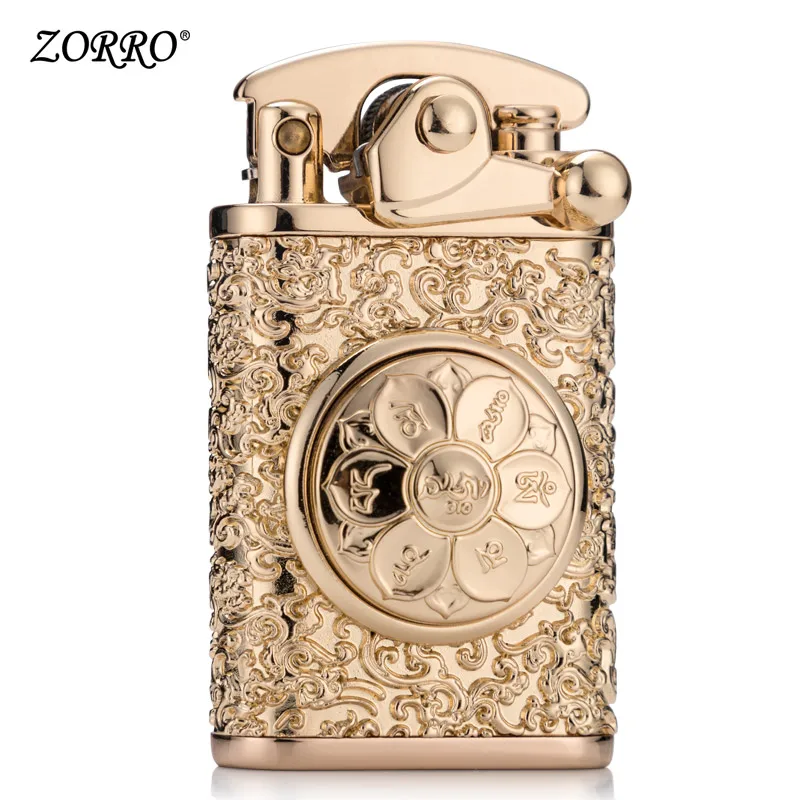 

Zorro Lighter Creative Old-fashioned Operating Alloy Retro Personality Rocker Kerosene Lighter Man Send His Boyfriend