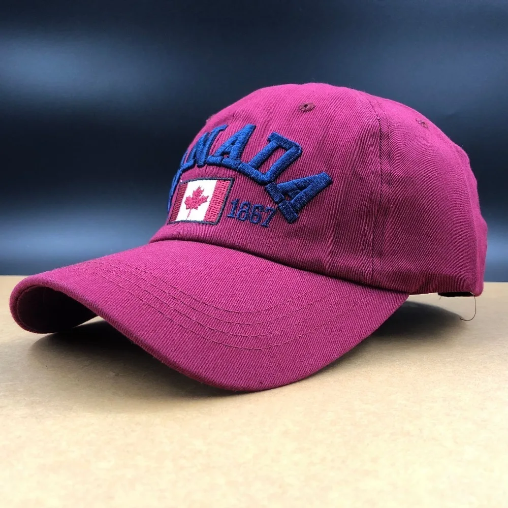 Jiangxihuitian, хит, простая бейсбольная кепка с вышитыми буквами Канады, бейсболка s Snapback для мужчин и женщин, кепка для отдыха