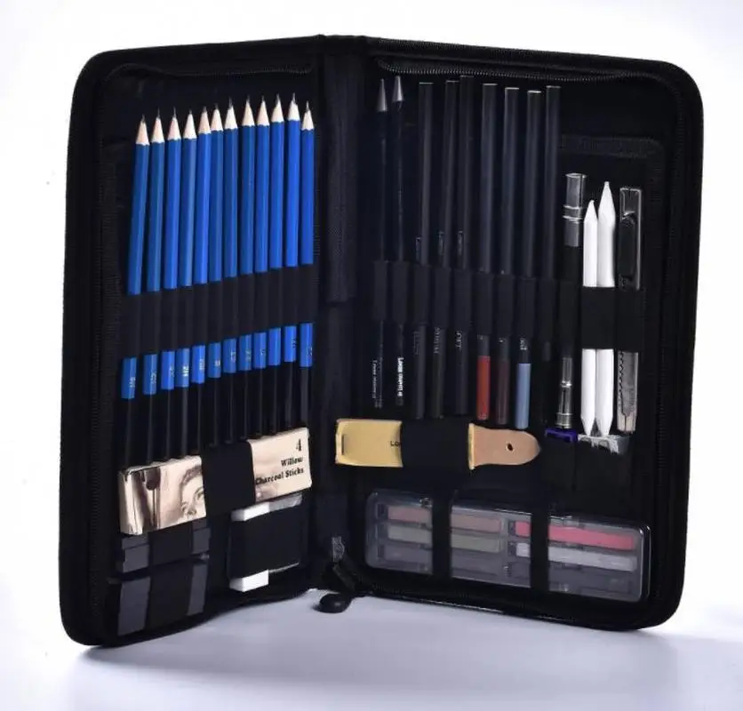 

48pcs sketch pencil set sketch pen drawing pencil set beginner student professional full set of sketch pen art supplies