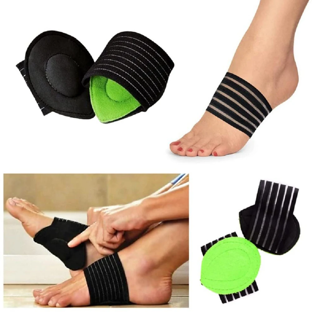 Foot Heel Pain Relief Plantar Fasciitis Cushion Insole Pads Arch Support Mats 