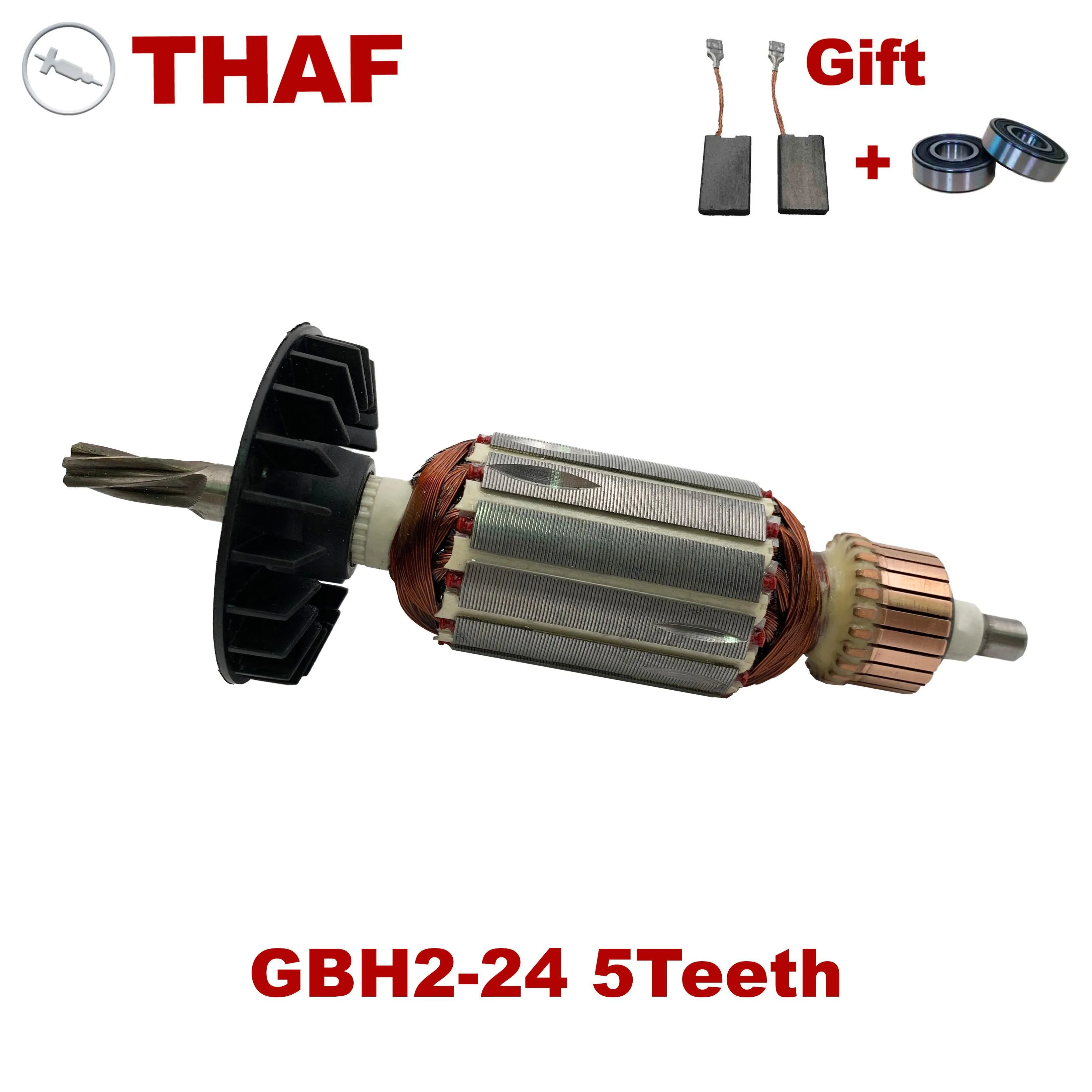 220-240 в замена арматуры роторный якорь для BOSCH Rotory Hammer GBH2-24 GBH2-24DSR GBH2SE GBH2-24DFR GBH 2-24 |