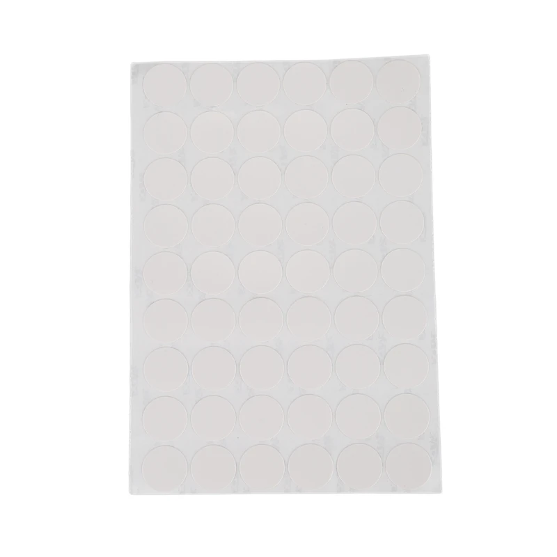 Wardrobe Cupboard Self-adhesive Screw Covers Caps Stickers 54 in 1 White | Обустройство дома