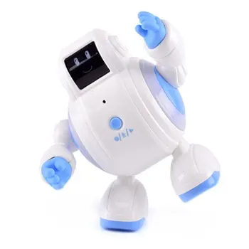 

New Arrival Magic Sound Robot Dynamic Music Free Swing Shape Funny Facial Expression Touch induction Robot With Light 2019 Hot