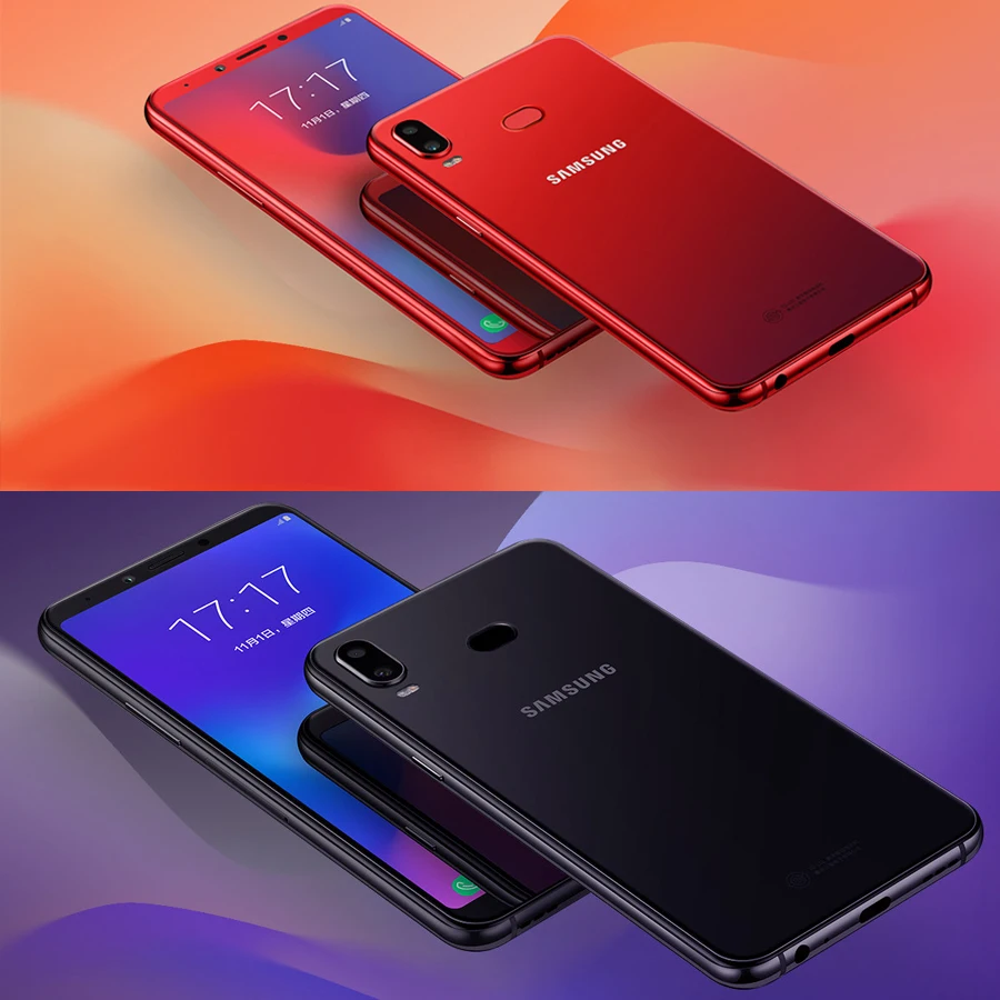 Samsung Galaxy A6s SM G6200 6 ГБ ОЗУ 64 Гб/128 Гб ПЗУ LTE мобильный телефон 0 &quotВосьмиядерный Snapdragon