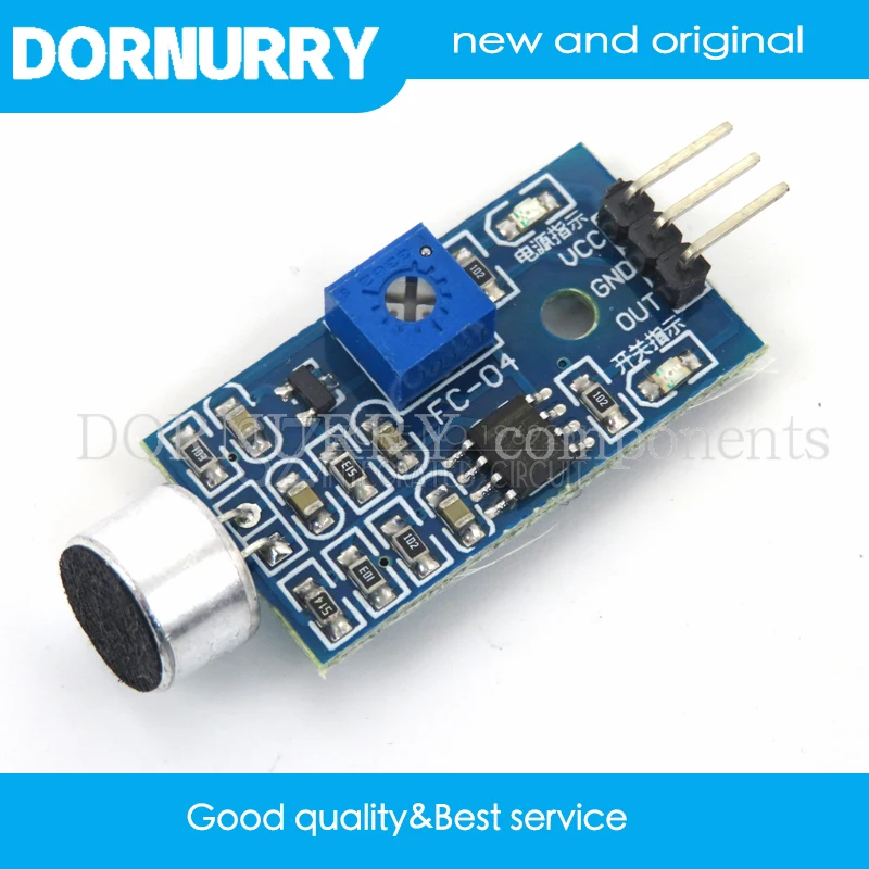 

10pcs Sensor Module Intelligent 3pin Voice Sound Detection Smart Vehicle Robot Helicopter Airplane Aeroplane Car for arduino DIY