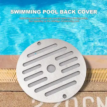 

6.5cm Swimming Pool Drain Cover Corrosion Resistance Swim Replacement Accessory With Screws