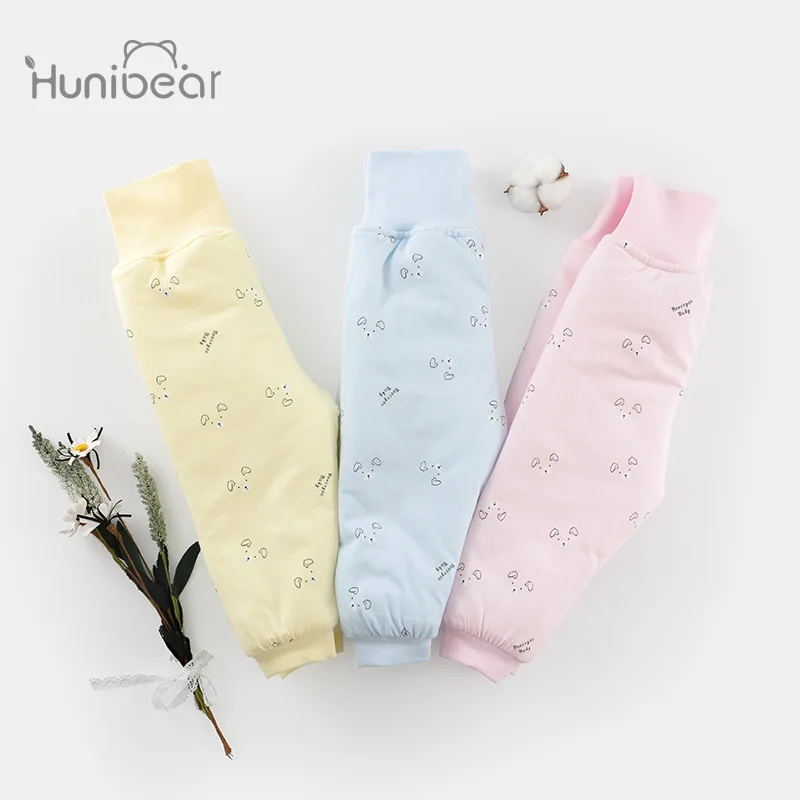 

Newborn Warm Pants Autumn Winter Pure Cotton Sleep Pants For Baby Boys Girls Infant Thicken Trousers Children Solid Pajamas