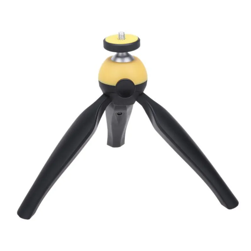 Yellow K3 tripod Настольный мини-штатив с поворотной шариковой головкой на 360 градусов для DSLR DVR Экшн-камер, мини-веб-камера, Настольный держатель для смартфона - Цвет: Yellow K3 tripod