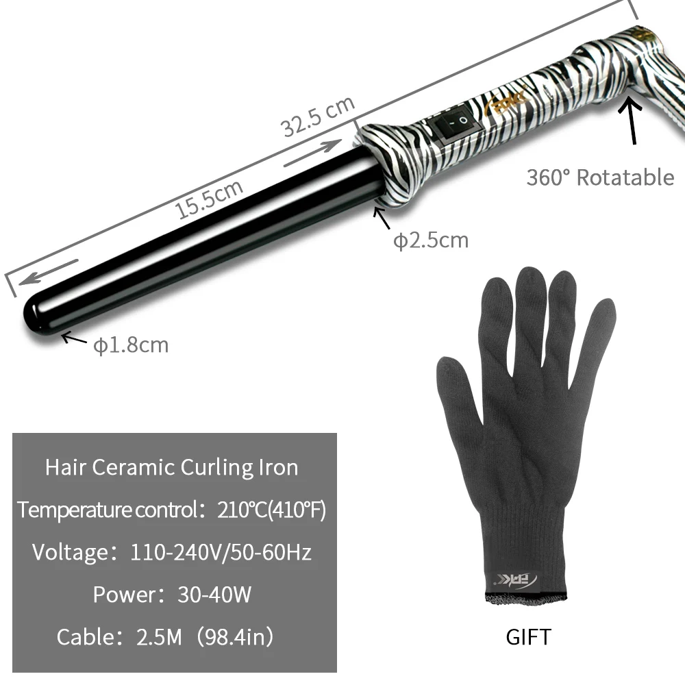FMK плоский утюжок выпрямитель для волос фен для волос 3 в 1 Набор Zebra Leopard щипцы для завивки волос фен для волос Инструменты для укладки