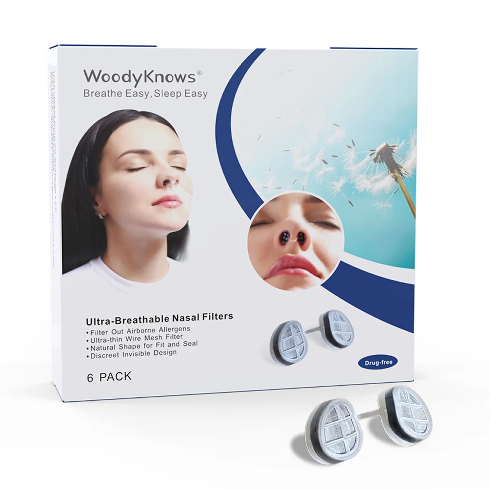 WoodyKnows Original AuthenticUltra Breathable Invisible Nasal Filter