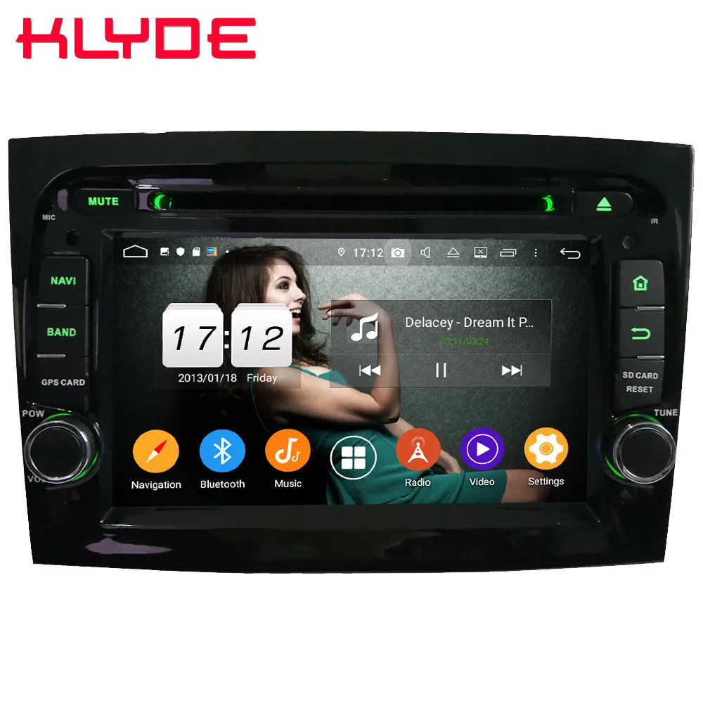 Klyde 4G WIFI Android 10 Восьмиядерный 4 Гб ОЗУ 64 ПЗУ BT DSP автомобильный DVD плеер Радио Стерео