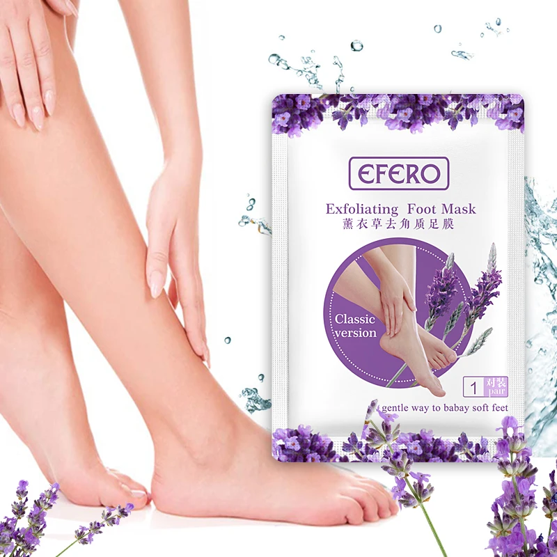 PUTIMI Lavender Foot Mask Exfoliating Feet Mask Feet Cream Moisturizing