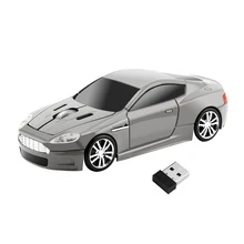 2,4G беспроводная мышь эргономичные аксессуары для дома Портативная оптическая USB офисная Автомобильная форма Подарочный ноутбук ПК легкий аккумулятор