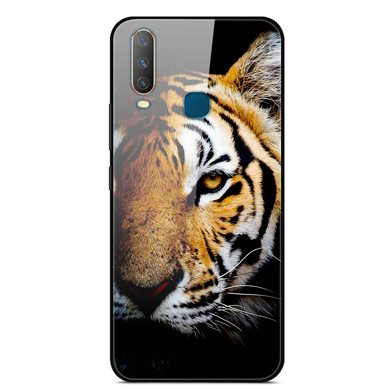 6,35 ''для Vivo Y17 Y15 Y 12 y 3 чехол для телефона из закаленного стекла Жесткий Чехол для VIVO Y 17 Y 15 Y 12 y 3 Чехол Мягкий ТПУ бампер - Цвет: as photo 9