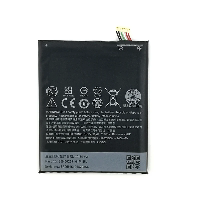 

100% Original 2000mAh B0PKX100 Battery For HTC 626 D626W D626T 626G 626 S D262W D262D A32 Mobile Phone High Quality Battery
