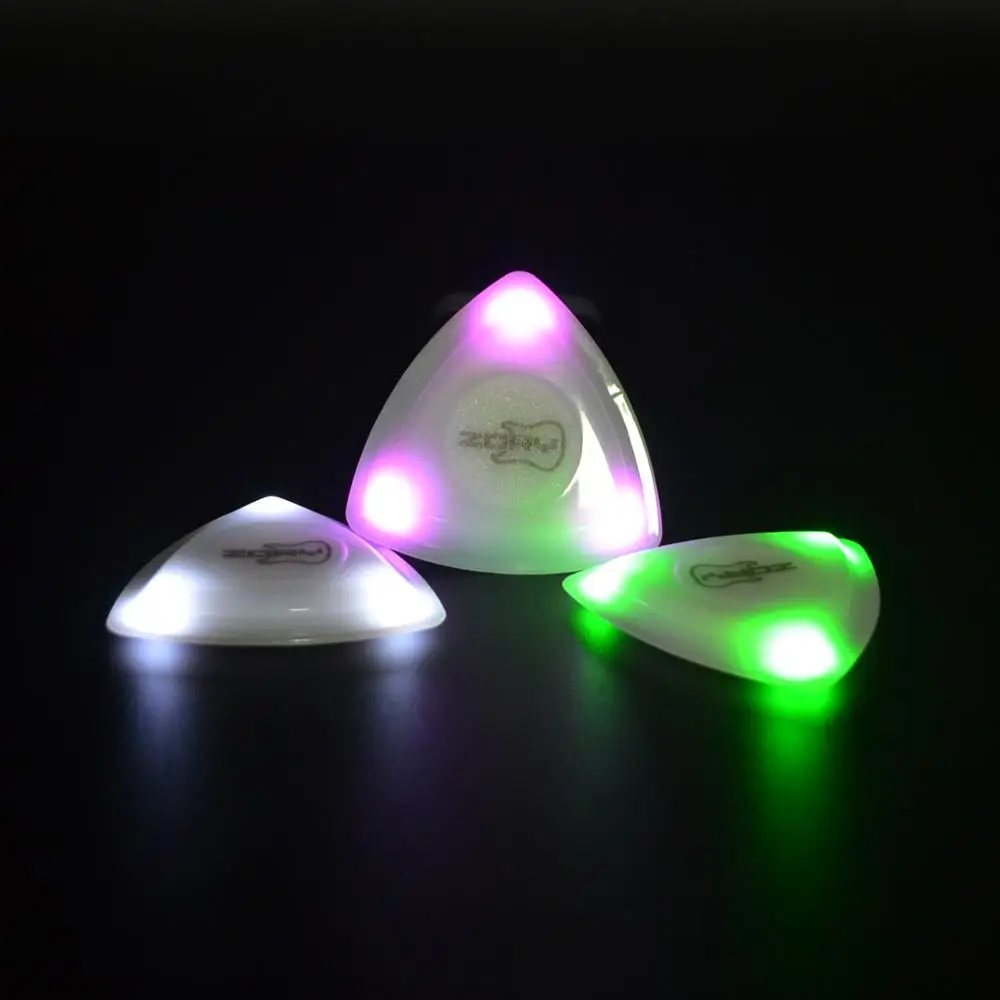 Médiators Lumineux Pour Guitare Électrique, Acoustique, Vitesse