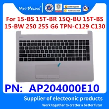 Ноутбук Упор для рук клавиатура верхняя крышка верхний чехол белый C оболочка для hp 15-BS 15-BR 15Q-BU 250 255 G6 TPN-C129 C130 AP204000E10